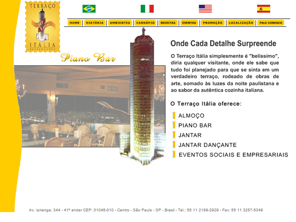 Website restaurante
